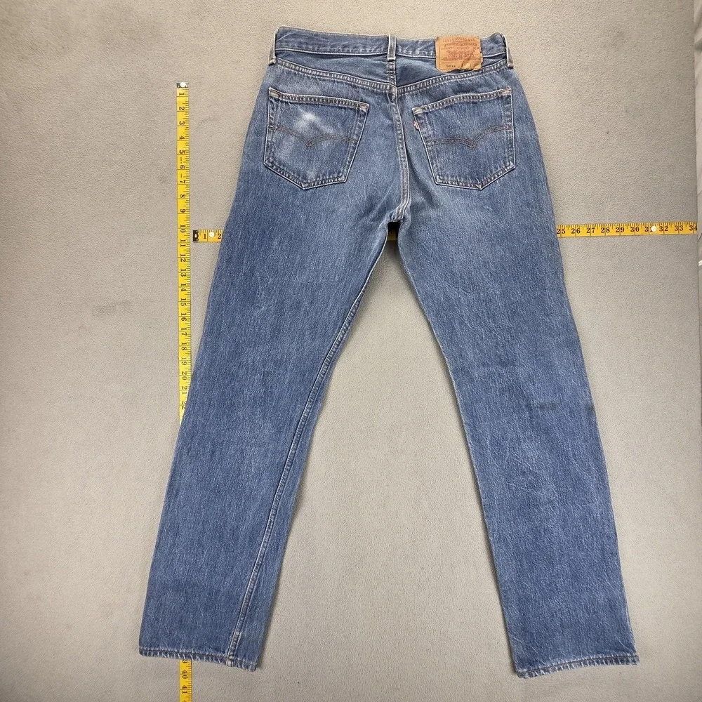 VTG Levis 501 Jeans Mens Blue Valencia Made‎ in USA Fits 29x30